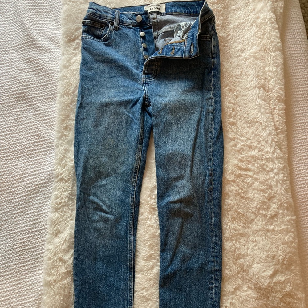 DECEMBER DISCOUNT 🎄 Reformation jeans, straight leg